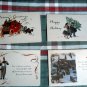 Vintage 20s or earlier 4 (four) CHRISTMAS GREETING CARDs