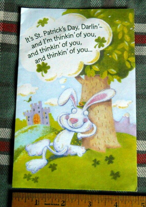 St. Patrick's Day Greeting Card: FOR ` DARLIN'~ pop-up AMERICAN GREETING