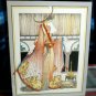 Vintage Valentine Friendship Card UNUSED art deco costume 1980