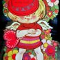Vintage Large Stand-up tuff CUPID Valentine rUST cRAFT UNUSED mushy stuff