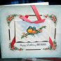 Vintage BIRTHDAY SWEETHEART circa 20's small card on card ribbons & silver trim