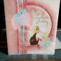 Vintage my SWEETHEART'S BIRTHDAY die cut * parchment c1920
