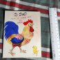 VINTAGE unused FATHER'S DAY *to DAD *your day to crow Volland circa 1950