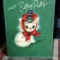 Vintage Marjorie M Cooper little kitten- just sitting pretty ; Rust Craft signed