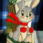 Vintage TO GRANDMA Merry Christmas *HALLMARK* die-cut Plush UNUSED
