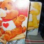 CARE BEAR CHRISTMAS * Cubs  ON SLED/Stand Up CARD-3 panel card AMERICAN GREETING