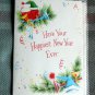 Vintage HAPPIEST New Year EVER unused HALLMARK CIRCA 1960