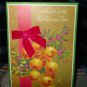 Vintage   Merry Christmas * Mother and Dad*From both of Us * Norcross unused