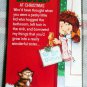 Vintage 80s- MERRY CHRISTMAS -Wonderful SISTER funny AMERICAN GREETINGS