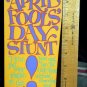 April Fools Day Greeting Card * Hallmark NEW *An impossible stunt