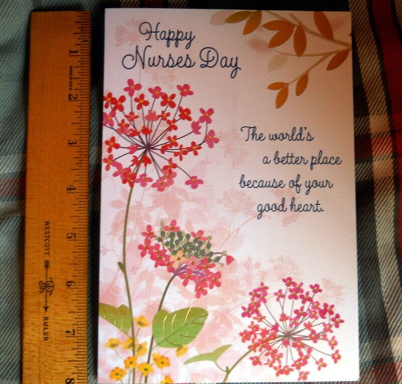 HAPPY Nurse's Day - May 6 -THE WORLD'S A BETTER PLACE BECAUSE OF YOU  Hallmark