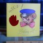 Vintage Hallmark Get Well Card Police has red gloved hand DIRECTING STOP