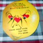 Valentine *ACT LIKE A LEMON BE SOUR ' 'CAUSE your squeezable*40'sVintage DIECUT