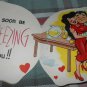 Valentine *ACT LIKE A LEMON BE SOUR '  'CAUSE your squeezable*40'sVintage DIECUT