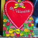Vintage LARGE Valentine*UNUSED* lifts out 'don't brake my h UNUSED 1980 Norcross