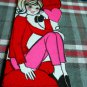 Vintage Valentine Card UNUSED for GRANDDAUGHTER wears Flocked Sweater on phone