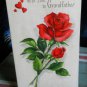 Valentine with Love to Grandfather HALLMARK parchment