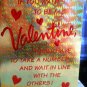 LARGE Valentine * IF you want to be my V *FORGET ME NOT* American Greeting 1980