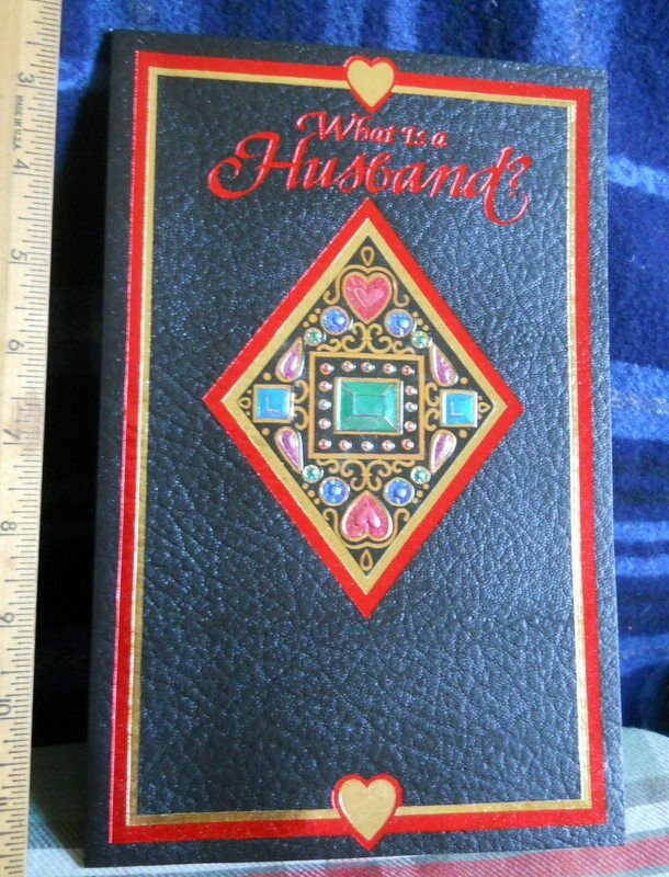 HUSBAND *LARGE Valentine* * *FORGET ME NOT* American Greeting 1980 THE ANSWER!