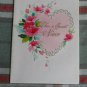 Vintage Valentine Card for a sweet NIECE *HALLMARK circa 1970