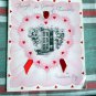 Valentine GATEWAY OF FRIENDSHIP Vintage 50s open gate>ribbon laced in* VOLLAND