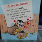 Valentine Vintage 50's YOU ARE MY SWEET,MY LIGHT..-UNUSED-Stanley Cards movement
