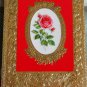 Valentine Card *FOR A DEAR SON UNUSED circa70'S HALLMARK embossed border+flower