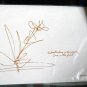 Vintage GREETING NOTE CARD on card stock Art and Verse by KRIENSKY