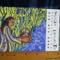 Vintage 1980's Postcard * MOSES BEING put INTO WATER BY SUSAN LEBOVITZ*PASSDVER