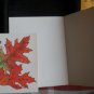 2 (TWO) LEAF GREETING NOTE CARD - BLANK INSIDE