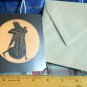 DIONYSOS detail NOTE CARD BLANK INSIDE from wine cup METROLPOLITAN MUS OF ART