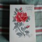 BIRTHDAY Box of 14 (fourteen)   Floral Beauty embossed & glitter