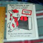 Vintage 40s CHRISTMAS *large funny foldout several folds to open HALLMARK