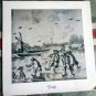 18 DELFT GREETING NOTE CARD BLACK & WHITE PHOTOS old Dutch drawings BLANK INSIDE