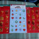 American Greetings *Christmas // Holiday Stickers~6 Sheet (3 packages)