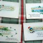ANTIQUE VINTAGE LOT OF 4 ASSORTED CHRISTMAS POSTCARDS  UNUSED NICE!!