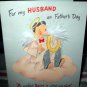 VINTAGE unused To my HUSBAND*A perfect saint you Ain't 1960/50 NORCROSS