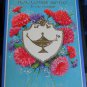 VINTAGE From proud MOTHER & DAD* GRADUATION EMBOSSED GREETING CARD NORCROSS 1970