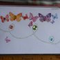 BIRTHDAY CARD Papyrus -enjoy simple pleasures BUTTERFLYS & Sequins