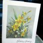 Vintage Birthday EMBOSSED Trumpet of Spring from oil painting V. Ward * ROYLE