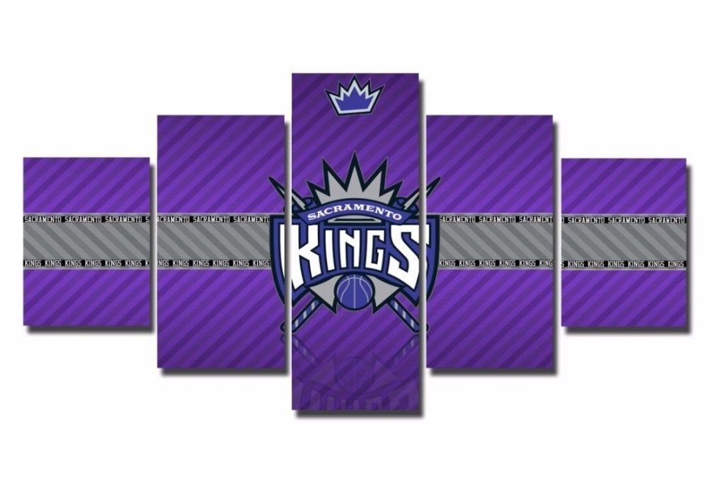 Sacramento Kings, Framed Canvas Art Home Decor Wall Art