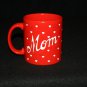 VTG Waechtersbach German Mother/Valentine Day Mom Red White Hearts Coffee MugCup