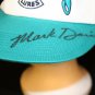 Strike King Lures Mark Davis Autograph Snapback Dad Fishing White/Green Cap Hat