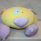 EXTRA LG Manhattan Toy Soft Pillow Plush 26" Puppy Dog Pastel Blue Yellow Orange