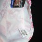 American Biker Du-Rag Headwrap White & lt Pink w/Flames Born to Ride NEW w/tag