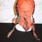American Biker Doo-Rag Dri-Mesh Black Eagle orange Flames LIVE FREE NEW w/tag