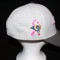 NFL Rams Breast Cancer 39THIRTY Lt/Dk Gray Pink Ribbon Stretch Med-Lg Cap Hat