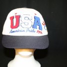 VTG Starter USAAmerican Pride Olympic Rings 1996 Red/White/Blue Snapback Cap Hat
