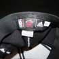 Adidas NBA Miami Heat Embroidered Logo L/XL Fitted Stretch Cap Hat Black