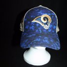 NFL Rams New Era 39THIRTY Camoflage Military Blue/Camo Med-Lg Stretch Cap Hat
